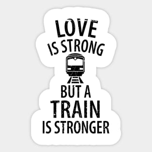 train railwayman trains driver Sticker